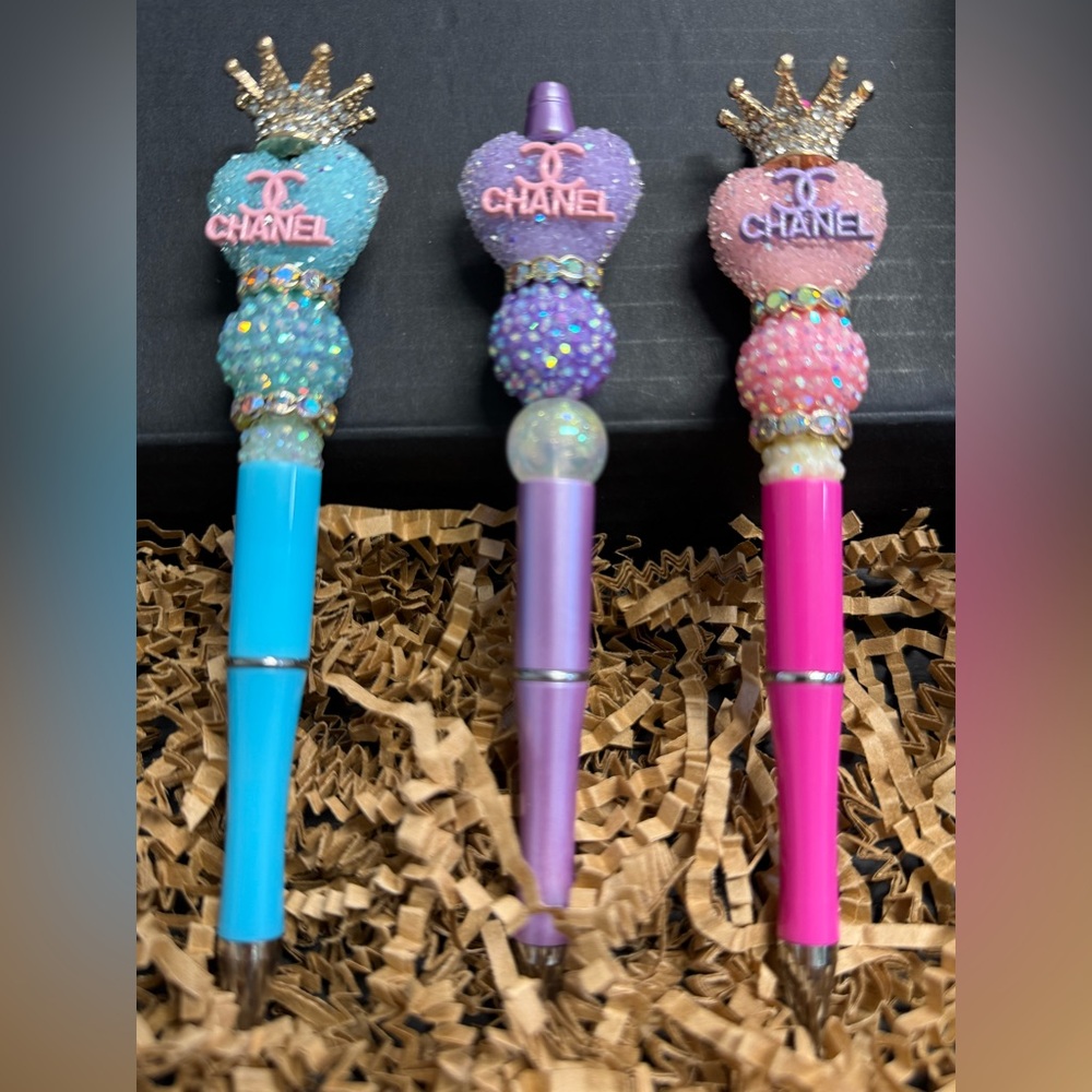 Crown Jewel Pens - Blue, Purple, Pink Set of 3